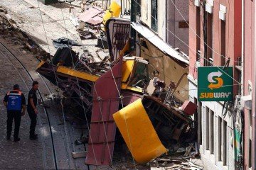 'Fora de controle': o que dizem testemunhas sobre acidente fatal no bondinho de Lisboa -  (crédito: BBC Geral)