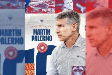 Martín Palermo é o novo treinador do Fortaleza -  (crédito: Foto: Divulgação/Fortaleza EC)