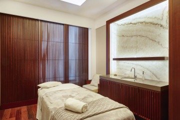 O SPA presente no hotel é extremamente requisitado pelos hóspedes