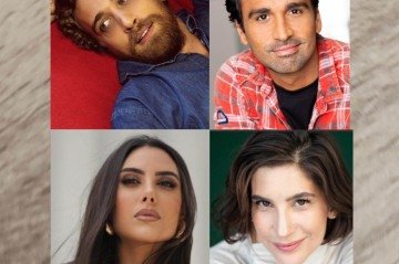 Atores Marcel Octavio e Eduardo Muniz; atrizes Isa Salmen e Paula Lafayette - (crédito: Reprodução) Atores Marcel Octavio e Eduardo Muniz; atrizes Isa Salmen e Paula Lafayette - (crédito: Reprodução)