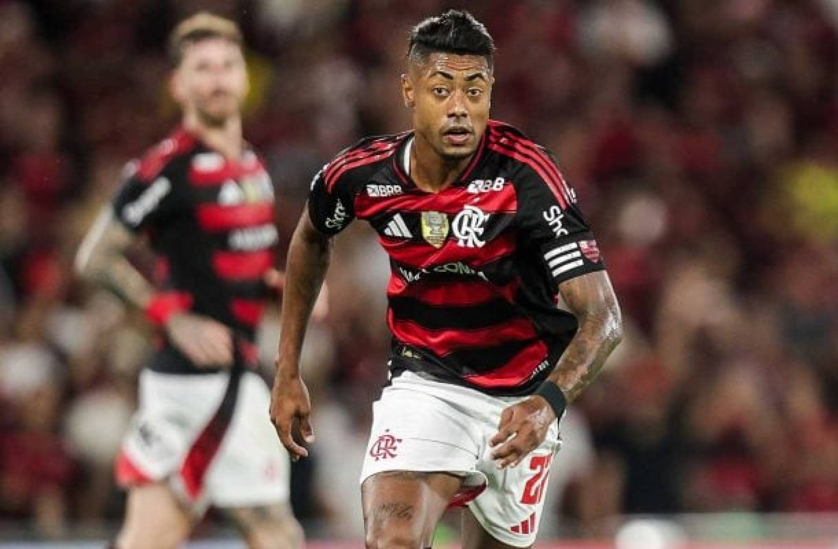 Bruno Henrique levou gancho de 12 jogos, mas pode obter efeito suspensivo -  (crédito: Foto: Gilvan de Souza /CRF)