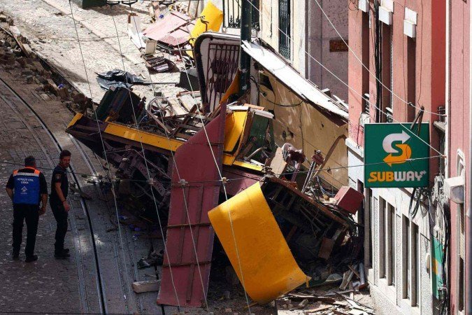 'Fora de controle': o que dizem testemunhas sobre acidente fatal no bondinho de Lisboa -  (crédito: BBC Geral)