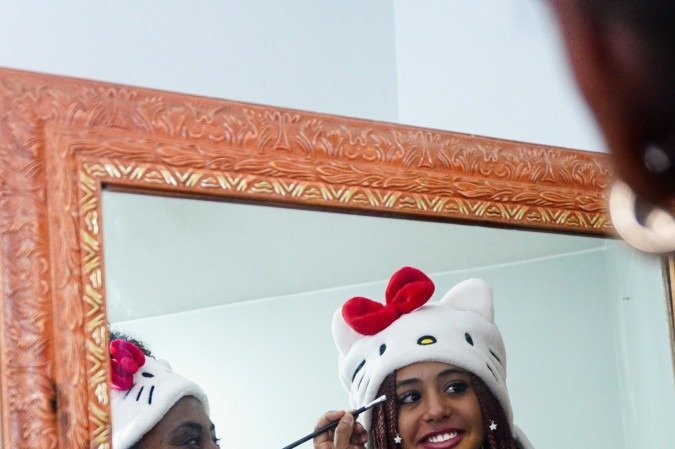  03.09.2025. Guilherme Felix CB/DA Press. Escolha a escola do seu filho, Laura Paiva, com a m..e, Cristiane Paiva, e com brinquedos que est..o em alta..(hello..kitty)
    