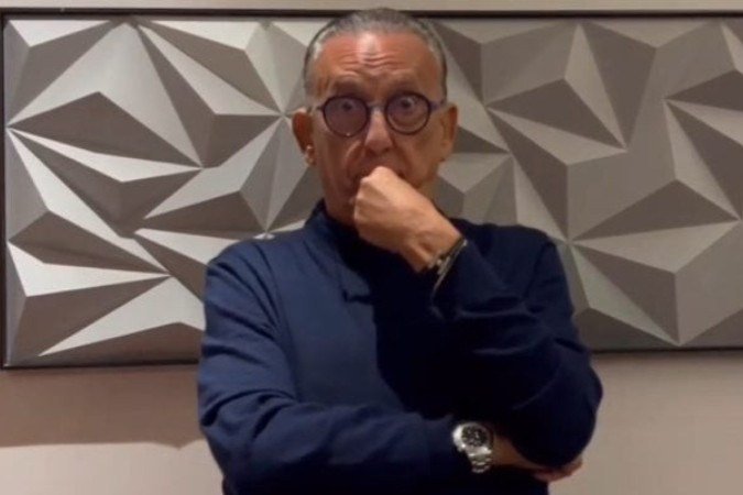 Galvão Bueno revelou insatisfação com a diretoria da TV Globo -  (crédito: - Reprodução de Vídeo)