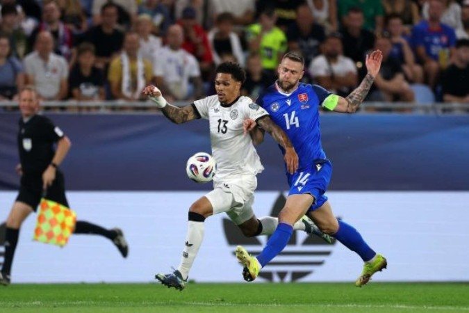 Alemanha perde na estreia das eliminatórias para a Copa de 2026 -  (crédito: Foto: Getty images)