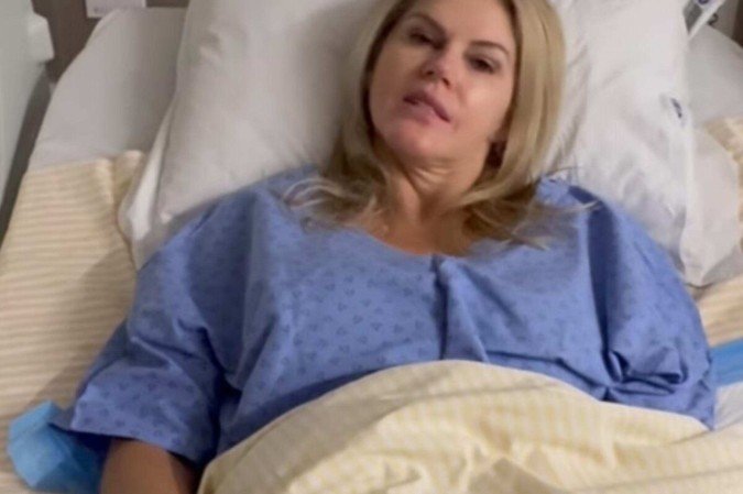 Val Marchiori desabafa sobre a luta contra o câncer: ‘É uma dor’ -  (crédito: Observatorio dos Famosos)