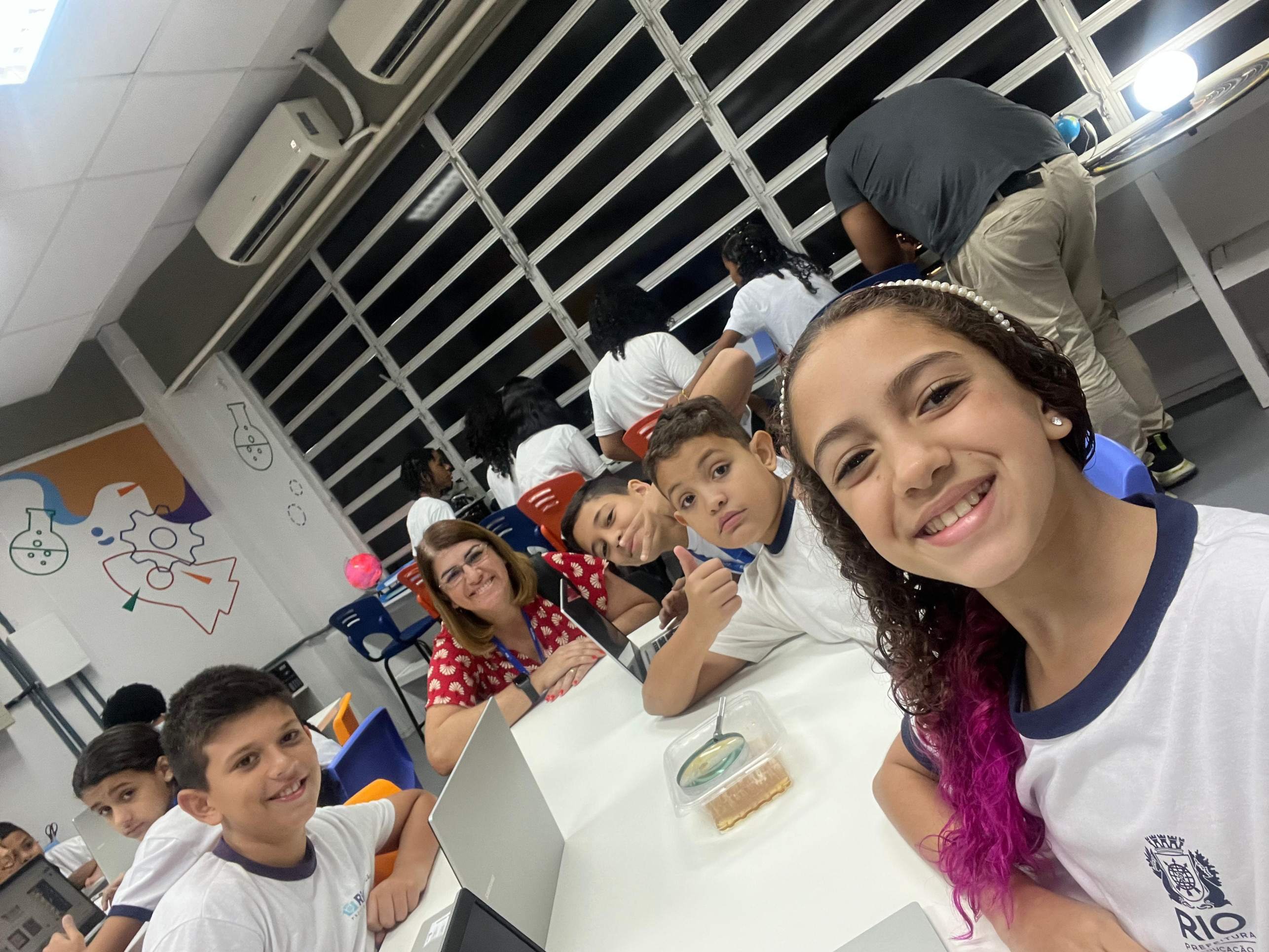 Atividade com alunos do ensino fundamental