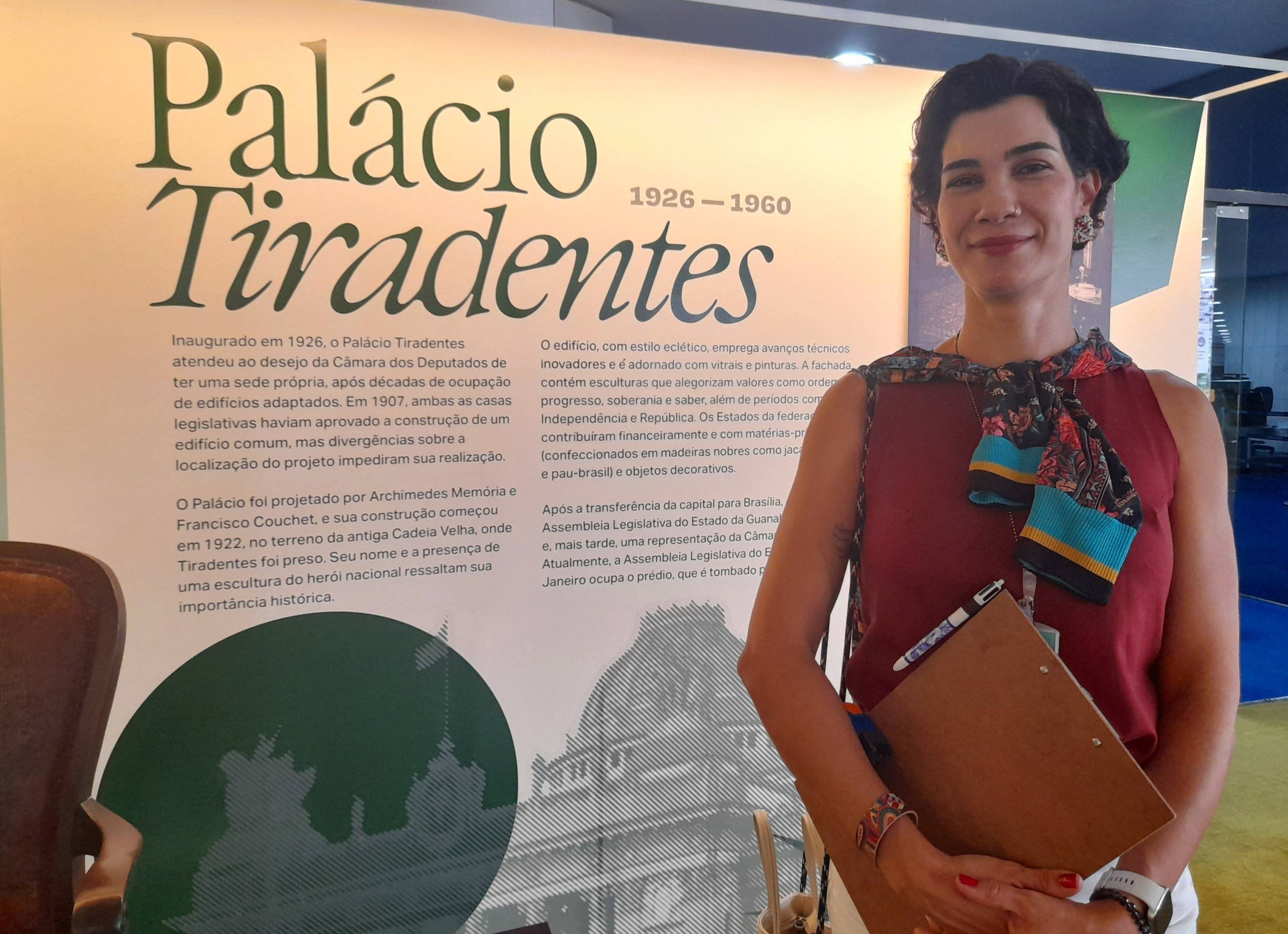 A mudança da arquitetura em 200 anos encantou Bruna Lima 