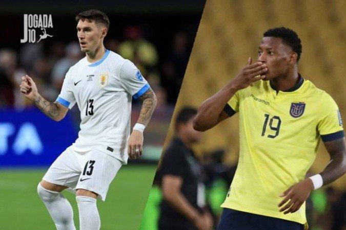 Varela e Gonzalo Plata, jogadores do Flamengo, por suas seleções - (crédito: Fotos: Buda Mendes/Franklin Jacome/Getty Images) Varela e Gonzalo Plata, jogadores do Flamengo, por suas seleções - (crédito: Fotos: Buda Mendes/Franklin Jacome/Getty Images)