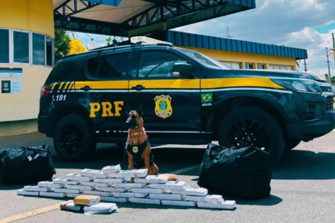 Homem foi preso em flagrante -  (crédito: PRF/Divulgação)