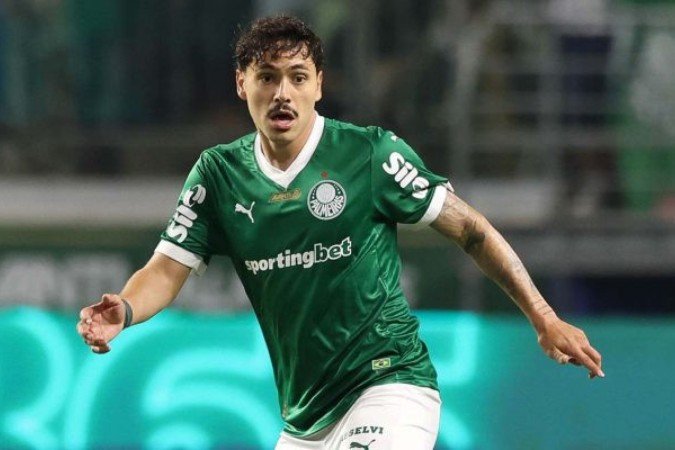 Maurício fez treino individual na Academia de Futebol  -  (crédito:  Foto: Cesar Greco/Palmeiras)