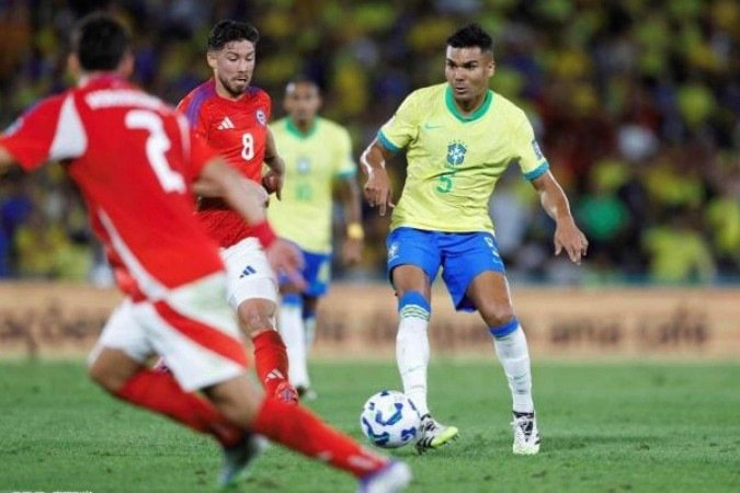 Suspenso, Casemiro desfalca a Seleção contra a Bolívia - (crédito: Foto: @rafaelribeirorio I CBF) Suspenso, Casemiro desfalca a Seleção contra a Bolívia - (crédito: Foto: @rafaelribeirorio I CBF)