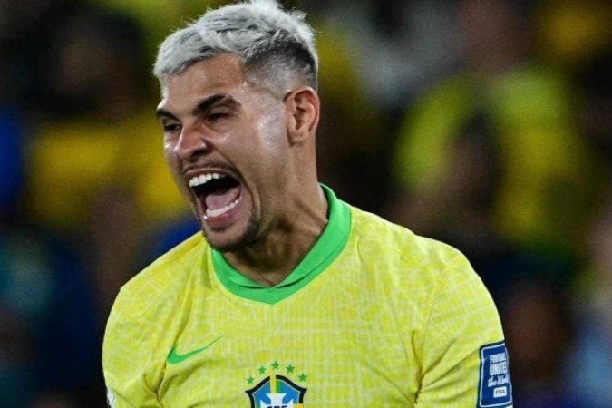 Bruno Guimarães se destacou com camisa da Seleção Brasileira diante do Chile - (crédito: Foto: Divulgação / Conmebol) Bruno Guimarães se destacou com camisa da Seleção Brasileira diante do Chile - (crédito: Foto: Divulgação / Conmebol)
