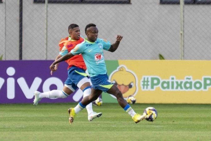 Nathan Fernandes em treino pela Seleção Brasileira sub-20 - (crédito: Foto: Nelson Terme/CBF) Nathan Fernandes em treino pela Seleção Brasileira sub-20 - (crédito: Foto: Nelson Terme/CBF)