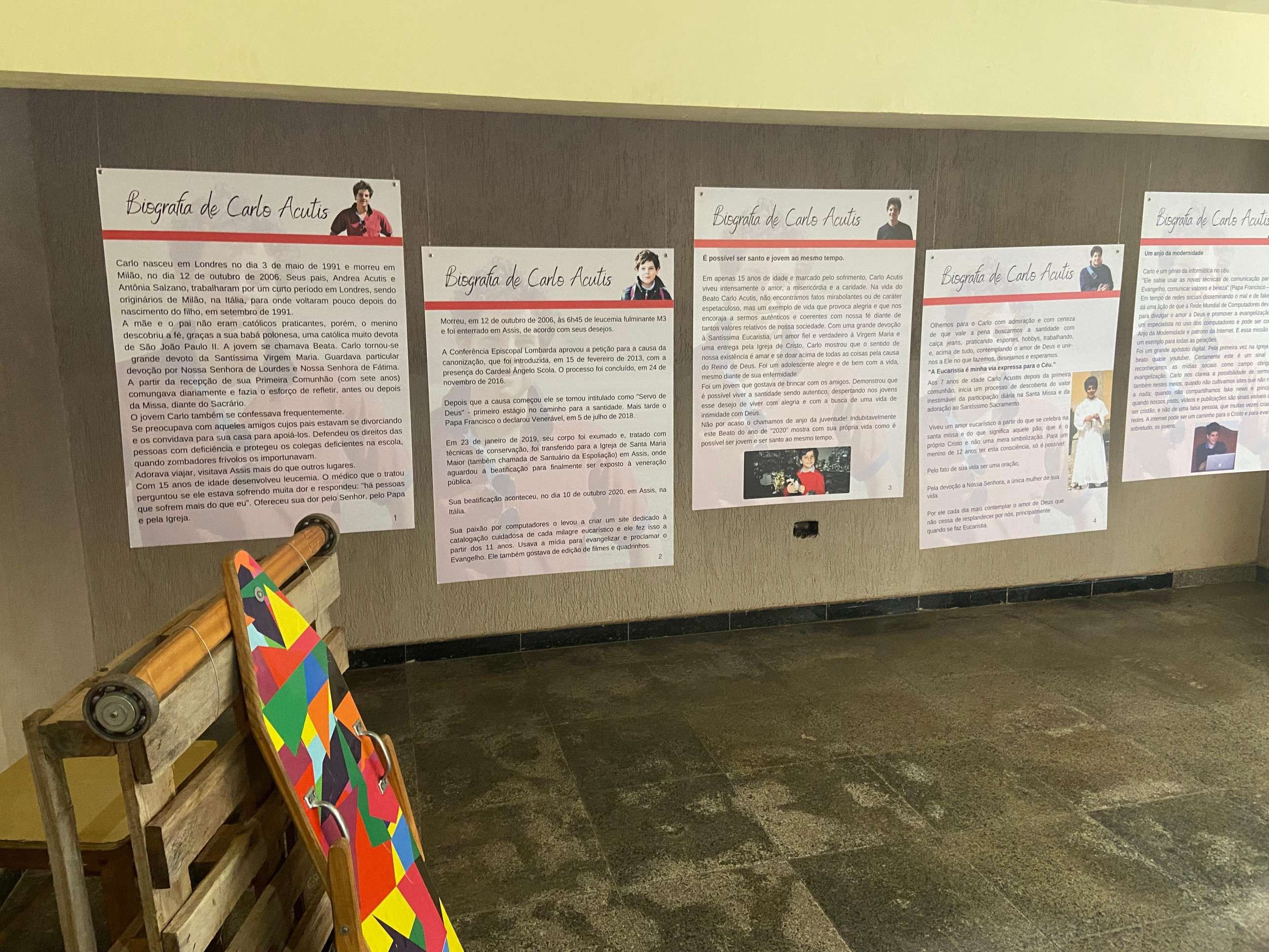 Exposição Carlo Acutis