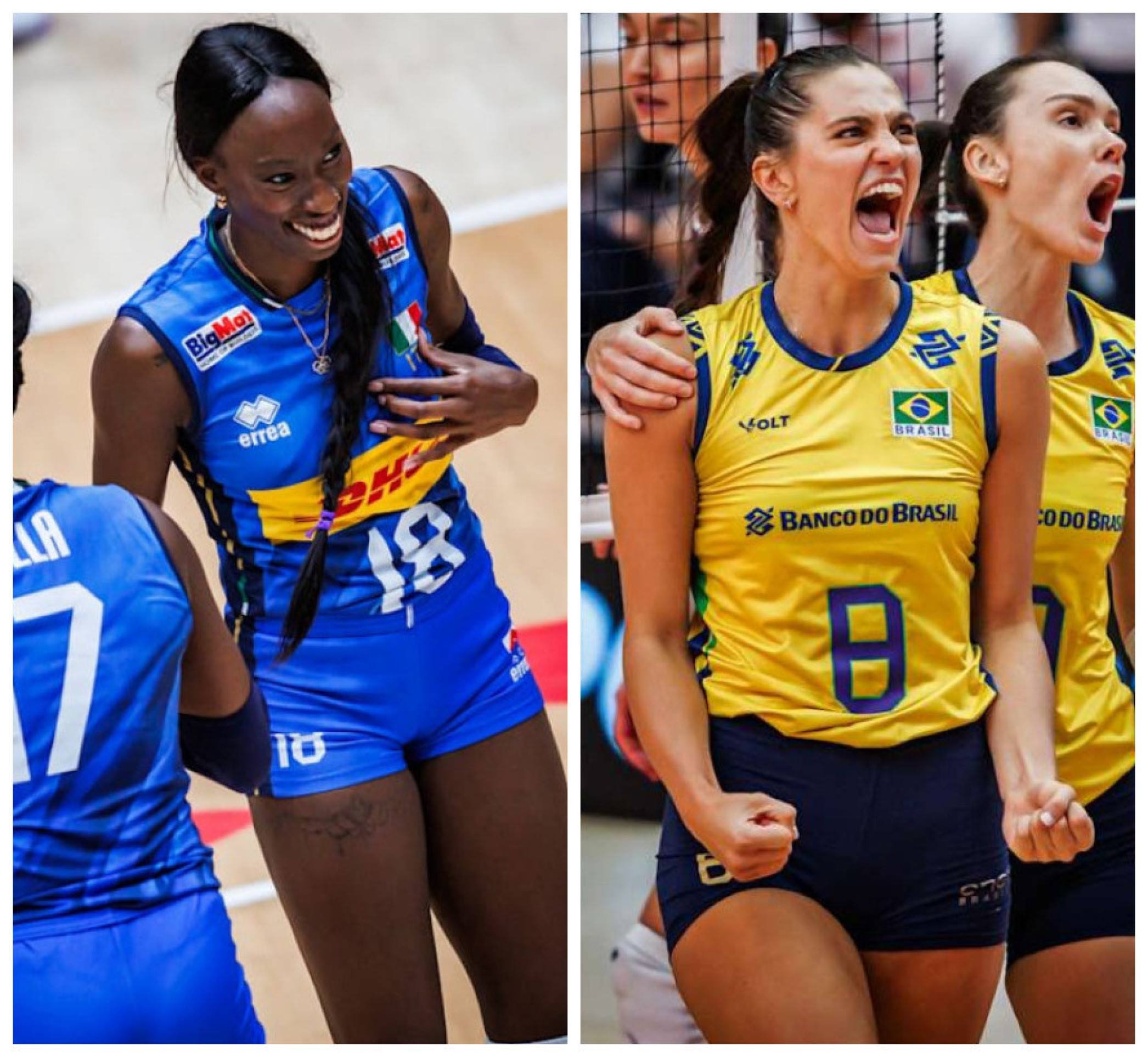 Semi entre Itália e Brasil reforça o poder das ligas nacionais