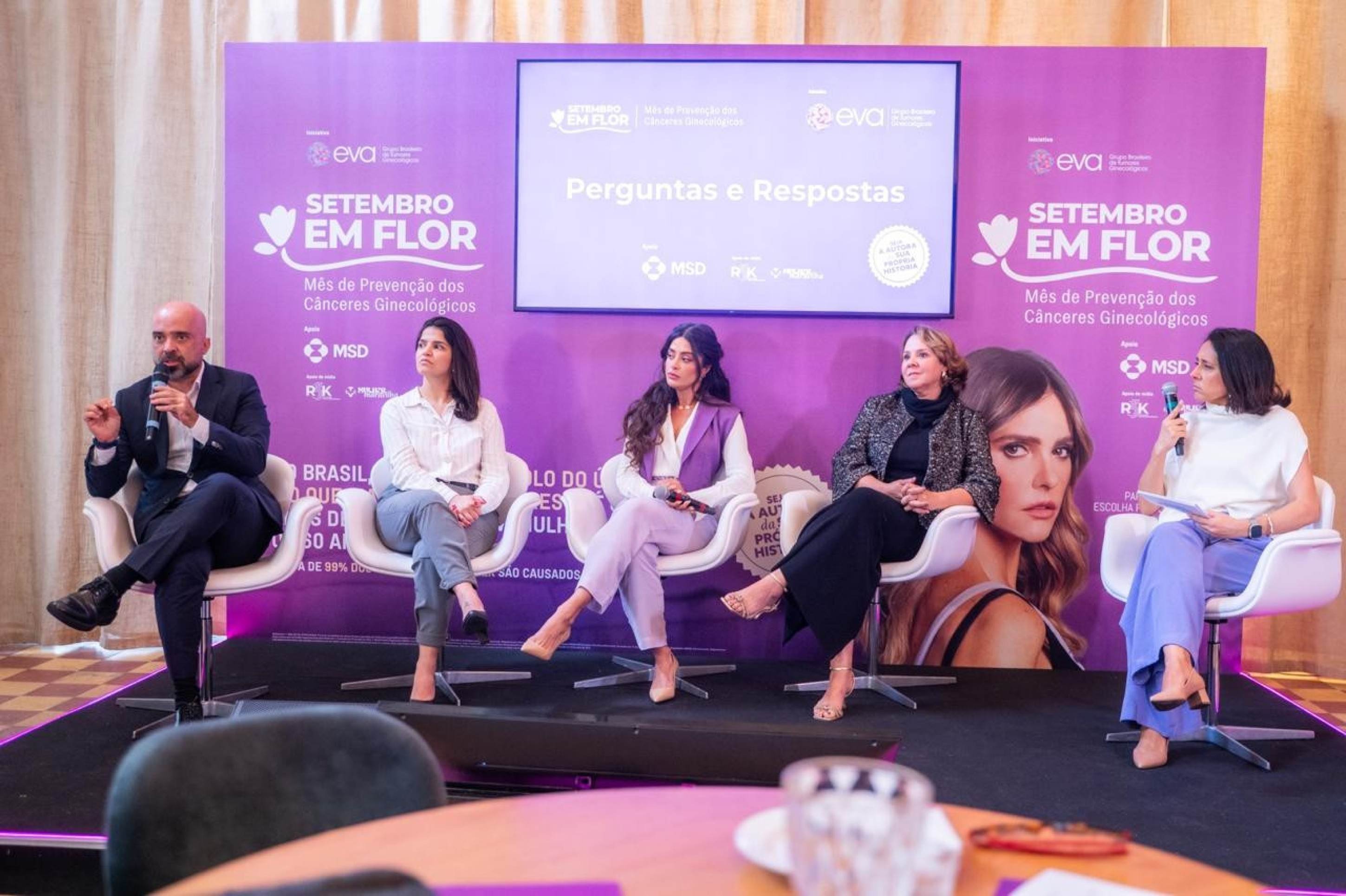 O eventro trouce debate para sobre a importância da prevenção do vírus 