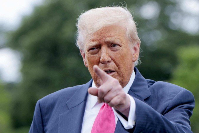 Governo Trump defende sanções ao Brasil em nome da liberdade de expressão. - (crédito: Anna Moneymaker/AFP) Governo Trump defende sanções ao Brasil em nome da liberdade de expressão. - (crédito: Anna Moneymaker/AFP)