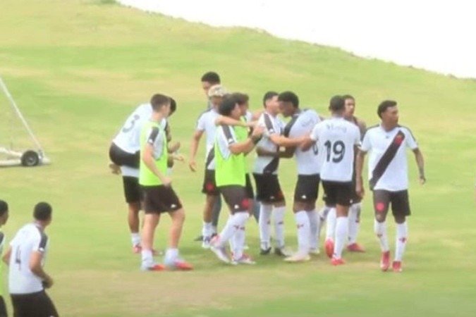 Vasco goleia o Flamengo por 4 a 1, na Gávea, pelo Cariocão Sub-20 -  (crédito: Foto: Reprodução)