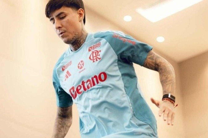 Pulgar está lesionado desde o jogo contra o Bayern de Munique - (crédito: Foto: Adriano Fontes / Flamengo) Pulgar está lesionado desde o jogo contra o Bayern de Munique - (crédito: Foto: Adriano Fontes / Flamengo)