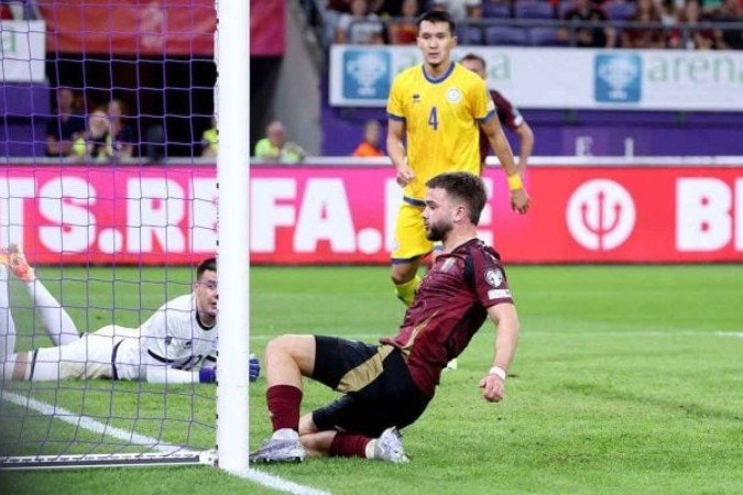Bélgica passou fácil pelo Kazaquistão - (crédito: Foto: Omar Havana/Getty Images) Bélgica passou fácil pelo Kazaquistão - (crédito: Foto: Omar Havana/Getty Images)