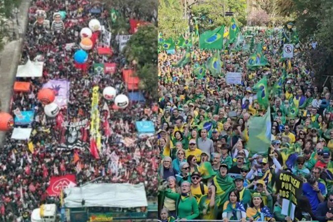 apoiadores de Jair Bolsonaro e movimentos ligados à esquerda ocuparam ruas e praças, transformando a data cívica em um retrato da polarização que atravessa o país.
- (crédito: reprodução redes sociais) apoiadores de Jair Bolsonaro e movimentos ligados à esquerda ocuparam ruas e praças, transformando a data cívica em um retrato da polarização que atravessa o país.
- (crédito: reprodução redes sociais)