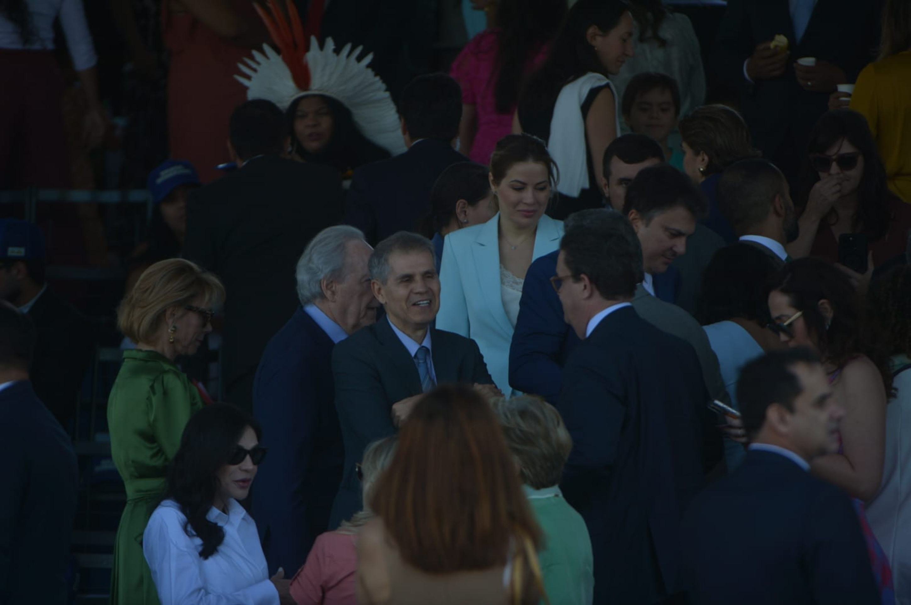 Autoridades presentes no desfile de 7 de Setembro