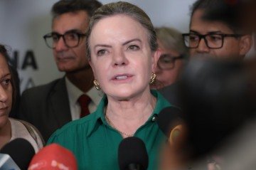 'Quem tem medo da PEC da Segurança são os criminosos, seus agentes financeiros e os que exploram o medo com objetivo eleitoreiro', comentou a ministra -  (crédito: Gil Ferreira/SRI-PR)