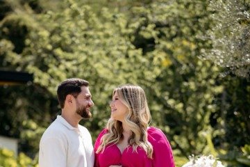 Niina Secrets ao lado do marido, Guilherme  -  (crédito: Divulgação)