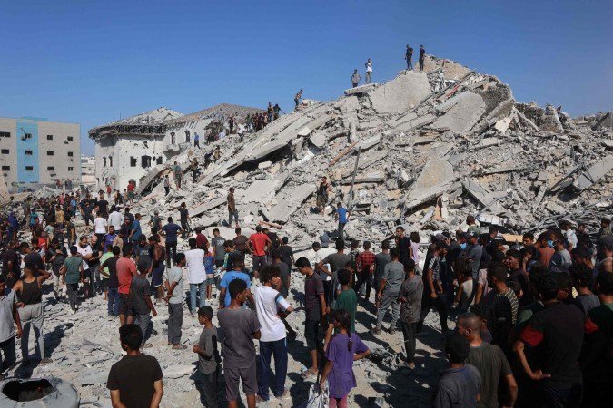 O Catar e o Egito têm atuado como mediadores em busca de um cessar-fogo na Faixa de Gaza -  (crédito:  AFP)