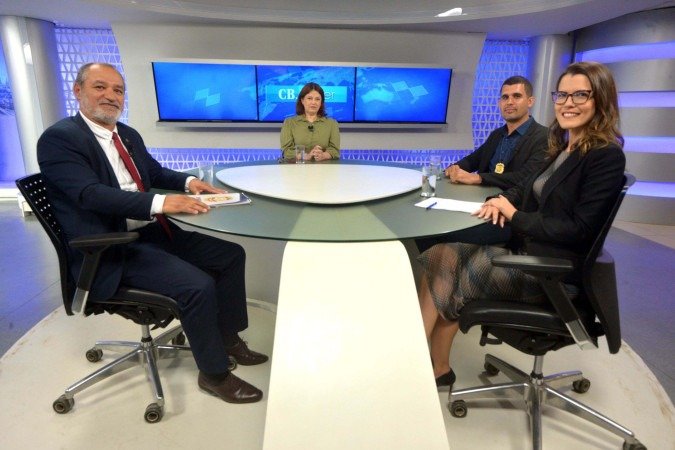  08/09/2025 Crédito: Marcelo Ferreira/CB/D.A Press. Brasil. Brasília - DF - Enoque Venâncio, presidente do Sinpol/DF e o Diretor de Assuntos sindicais da  Sinpol/DF Marlus Vinicius, são os  entrevistados do CB.Poder de hoje -  (crédito:  Marcelo Ferreira/CB/D.A Press)