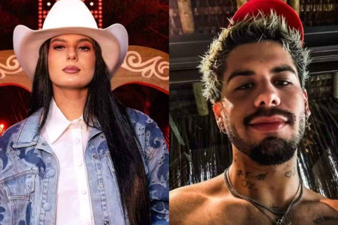 Ana Castela tenta esconder, mas entrega romance com Zé Felipe -  (crédito: Reprodução/Instagram)