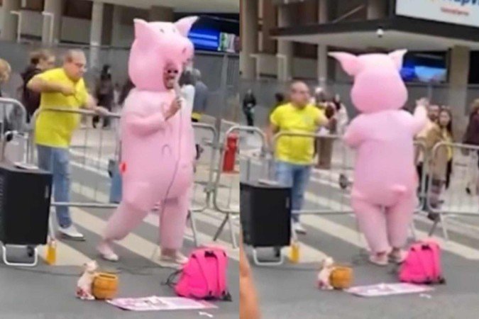 Homem ataca e fura fantasia do Homem ataca e fura fantasia do