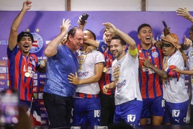 Bahia conquistou a Copa do Nordeste 2025 ao vencer o Confiança, da Sergipe -  (crédito: Foto: Rafael Rodrigues/EC Bahia)