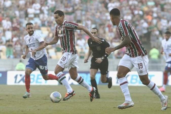 Fluminense precisa reverter desvantagem de um gol contra o Bahia pela Copa do Brasil - (crédito: Foto: Marcelo Gonçalves/Fluminense ) Fluminense precisa reverter desvantagem de um gol contra o Bahia pela Copa do Brasil - (crédito: Foto: Marcelo Gonçalves/Fluminense )