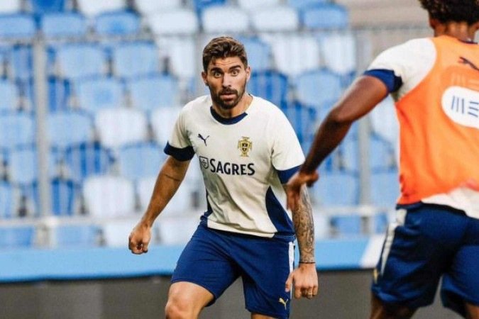 Jogadores de Portugal durante treinamento da seleção - (crédito: Foto: Divulgação) Jogadores de Portugal durante treinamento da seleção - (crédito: Foto: Divulgação)