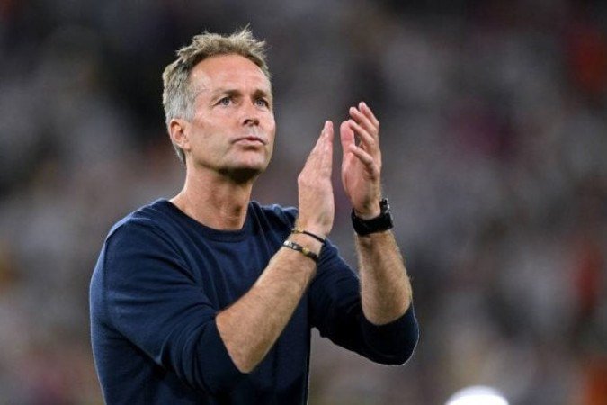 Kasper Hjulmand vai para sua segunda experiência como treinador no futebol alemão - (crédito: Foto: Shaun Botterill/Getty Images) Kasper Hjulmand vai para sua segunda experiência como treinador no futebol alemão - (crédito: Foto: Shaun Botterill/Getty Images)