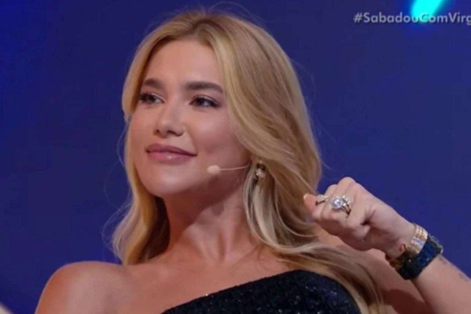 Solteira, Virginia cita venda de calcinha usada por R$ 1 milhão - (crédito: Reprodução/SBT) Solteira, Virginia cita venda de calcinha usada por R$ 1 milhão - (crédito: Reprodução/SBT)