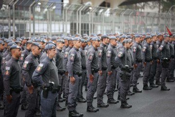 Polícia Militar de SP tem 2.200 vagas abertas -  (crédito: Divulgação/PMSP)