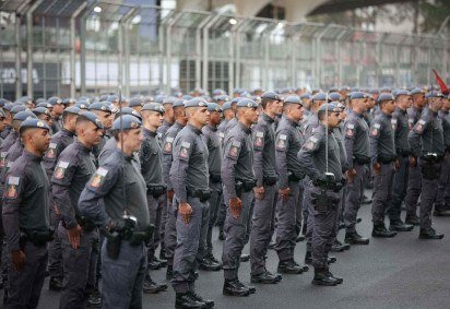 Polícia Militar de SP tem 2.200 vagas abertas -  (crédito: Divulgação/PMSP)