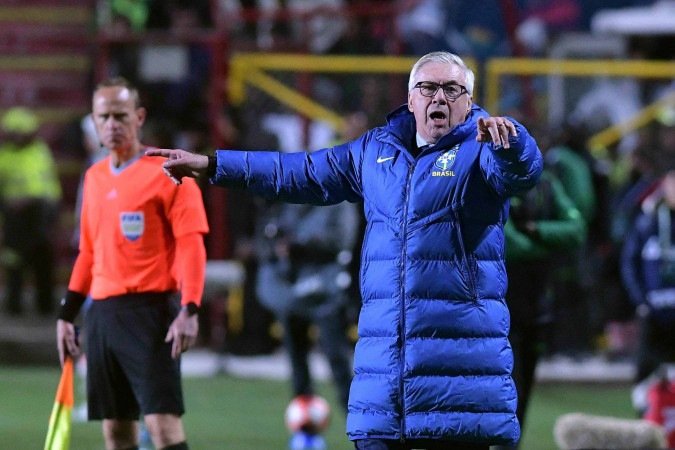 O drama de Carlo Ancelotti: craques da Seleção estão lesionados, em má fase ou assumiram papel de coadjuvantes nos clubes neste início de temporada na Europa - (crédito: Daniel MIRANDA / AFP) O drama de Carlo Ancelotti: craques da Seleção estão lesionados, em má fase ou assumiram papel de coadjuvantes nos clubes neste início de temporada na Europa - (crédito: Daniel MIRANDA / AFP)