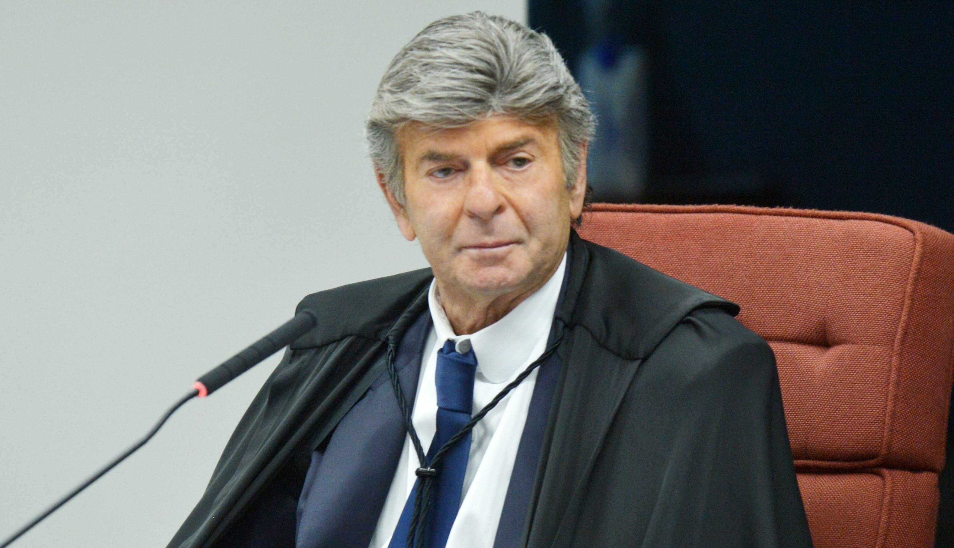 Caso Fachin aceite a mudança de forma imediata, Fux deixará de participar das próximas etapas dos julgamentos conduzidos pela Procuradoria-Geral da República (PGR), que apuram a tentativa de anular o resultado das eleições de 2022 -  (crédito:  Ed Alves/CB/D.A Press)