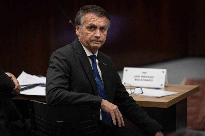 Fux e Bolsonaro em foto de agosto de 2022 - (crédito: Mateus Bonomi/Anadolu Agency via Getty Images) Fux e Bolsonaro em foto de agosto de 2022 - (crédito: Mateus Bonomi/Anadolu Agency via Getty Images)