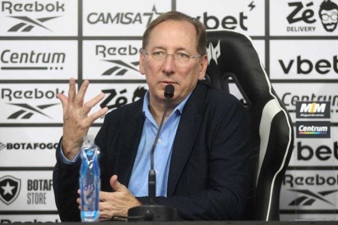 Textor tenha alinhar acordo com investidores da Eagle -  (crédito: Foto: Vitor Silva/Botafogo)