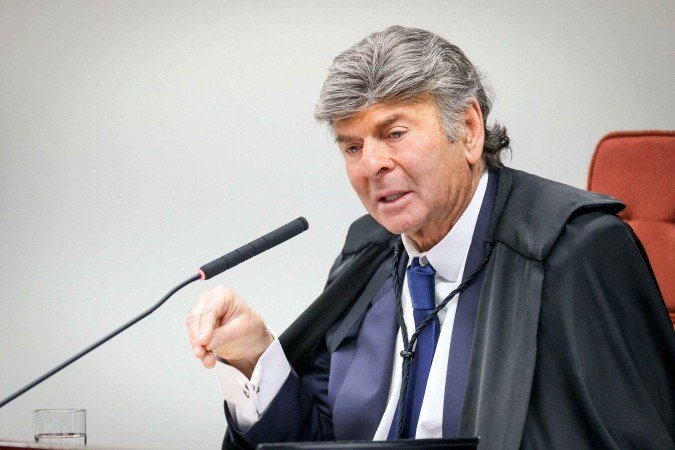 Ministro Luiz Fux profere seu voto no julgamento da Ação Penal 2668 - Núcleo 1 (Manhã).