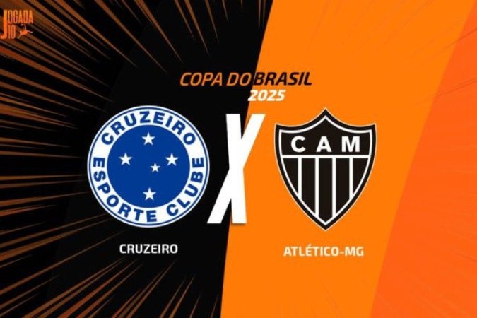 Cruzeiro e Atlético se enfrentam pelo jogo de volta das quartas de final da Copa do Brasil -  (crédito: Foto: Arte/Jogada10)