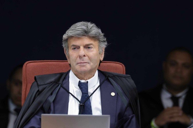 O ministro Luiz Fux levantou críticas ao prazo de tramitação do processo no Supremo Tribunal Federal (STF) -  (crédito: Rosinei Coutinho/STF)