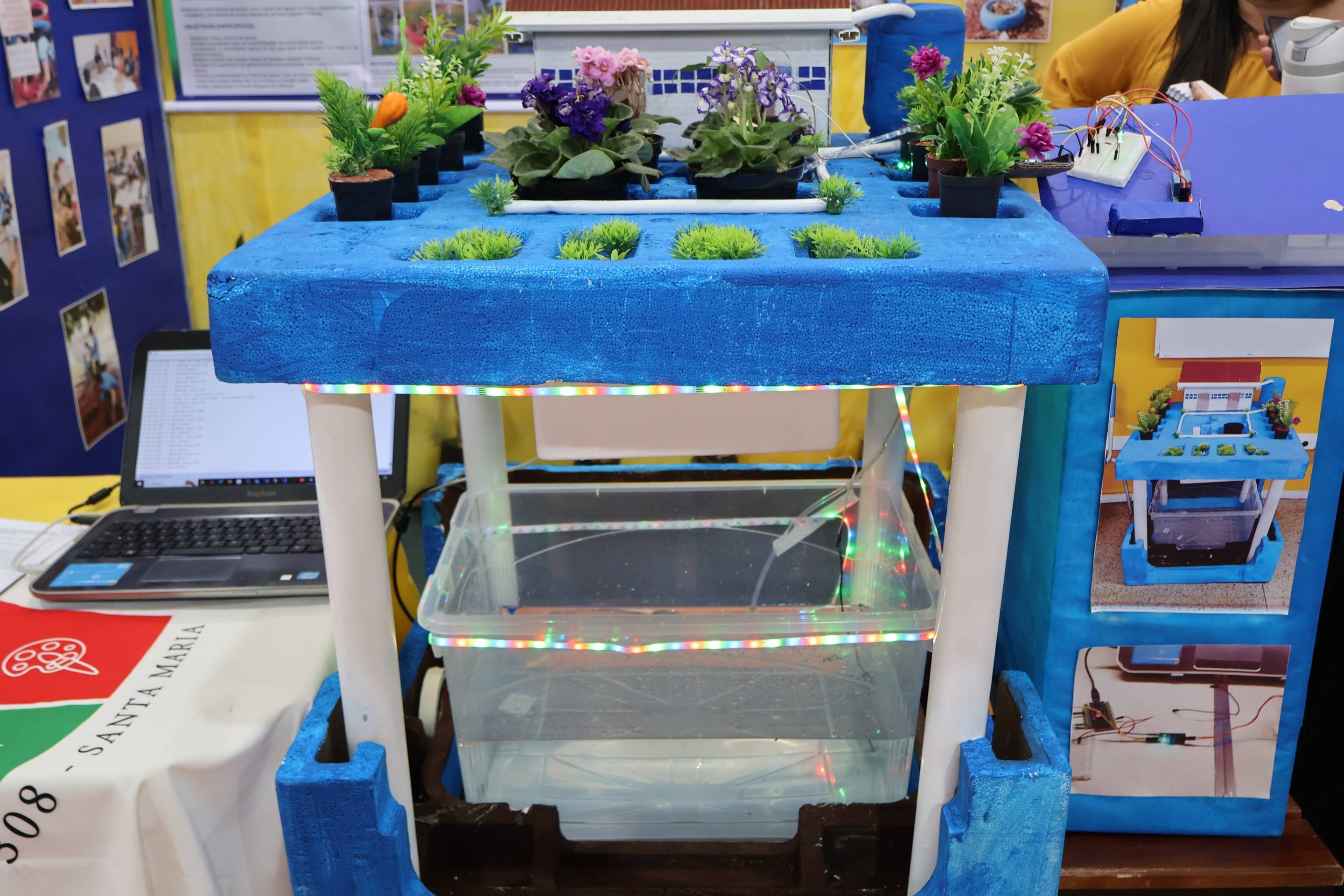  10/09/2025 Bruna Gaston CB/DA Press. Centro de Educação Profissional de Santa Maria. Décimo quarto circuito de ciências nas escolas públicas do DF. Projeto Plantando Vida       