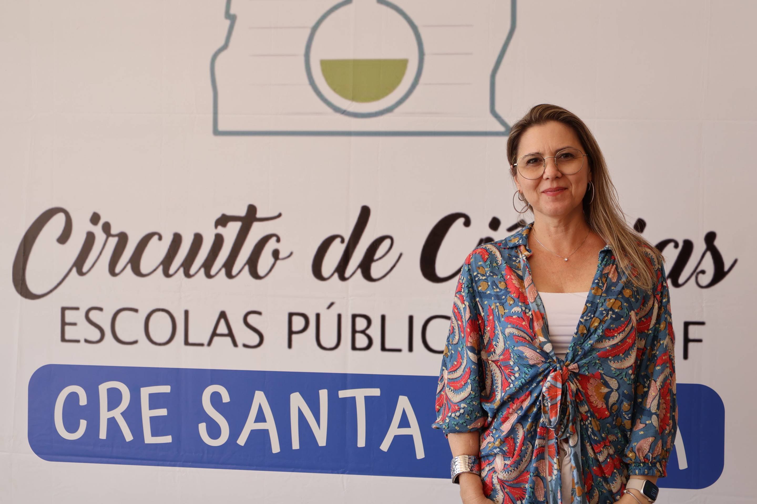  10/09/2025 Bruna Gaston CB/DA Press. Centro de Educação Profissional de Santa Maria. Décimo quarto circuito de ciências nas escolas públicas do DF. Ana Karina Braga       