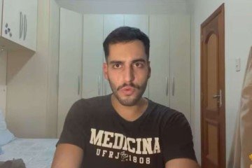 Matías Roitberg, de 25 anos, descobriu que foi dado como morto na última semana -  (crédito: Reprodução/TV Globo)